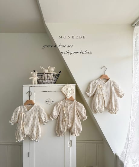 1[予約]monbebe printed glory suit