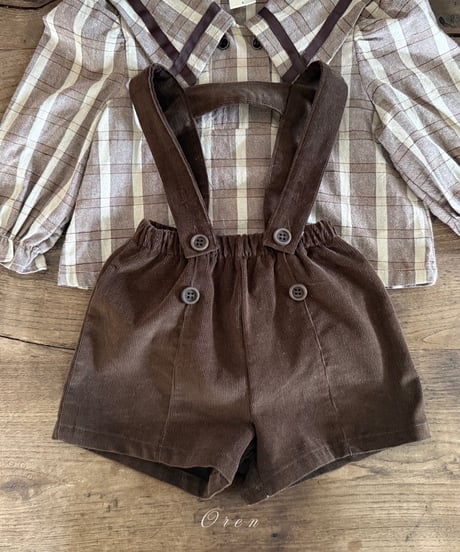 50[予約]OREN maecel corduroy overalls