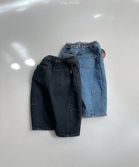 2[予約]minirobe dart denim pants