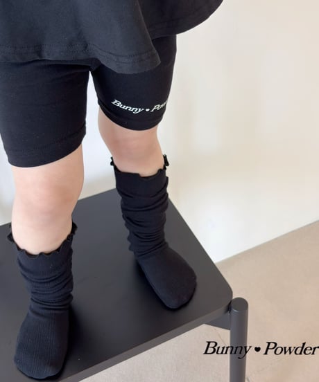 53[予約]bunny powder biker leggings