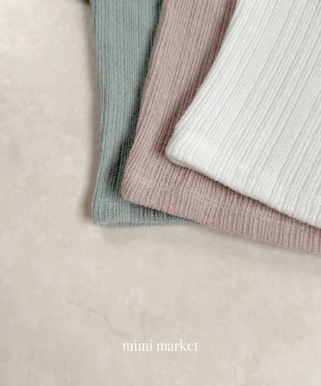 29[予約]mimi market hilton rib tee