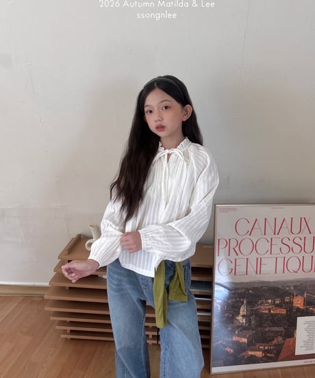 14[予約]matilda&lee pintuck shirring blouse