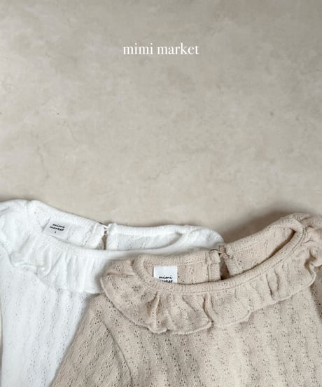 33[予約]mimi market hermon collar tee