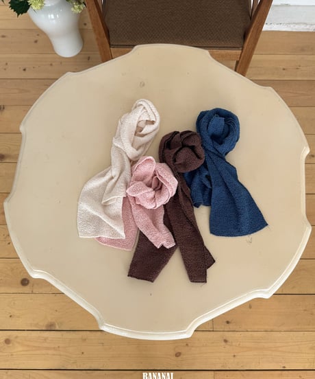 51[予約]BANANAJ cotton candy scarf