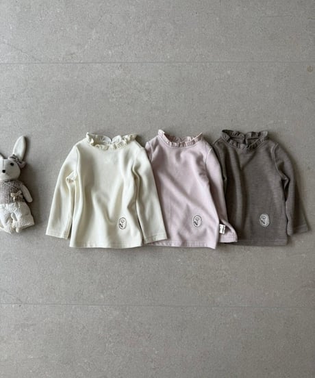 55[予約]ololala frill basic inner tee