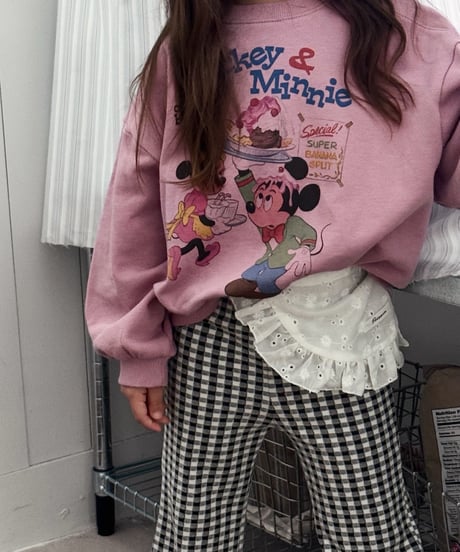 30[予約]poisson elodie check pants