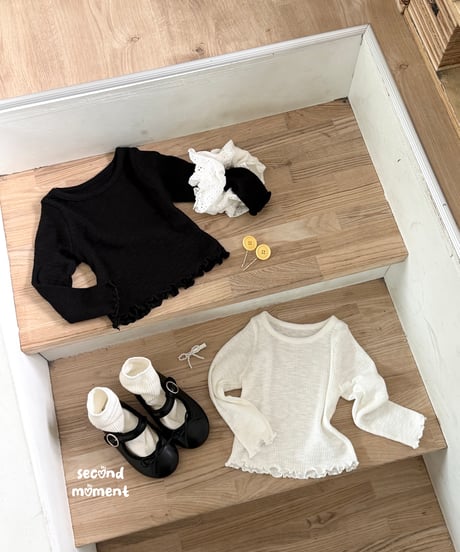 8[予約]second moment easy rib t-shirt