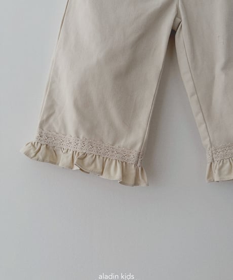 9[予約]aladin delicate lace pants