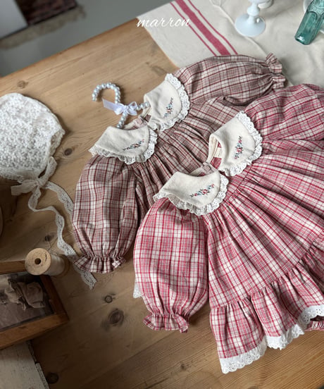 47[予約]marron chapel suit(6-18m)