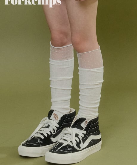 30[予約]FORKCHIPS dot mesh socks
