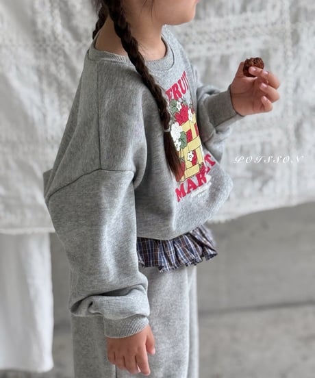 31[予約]poisson check frill pants