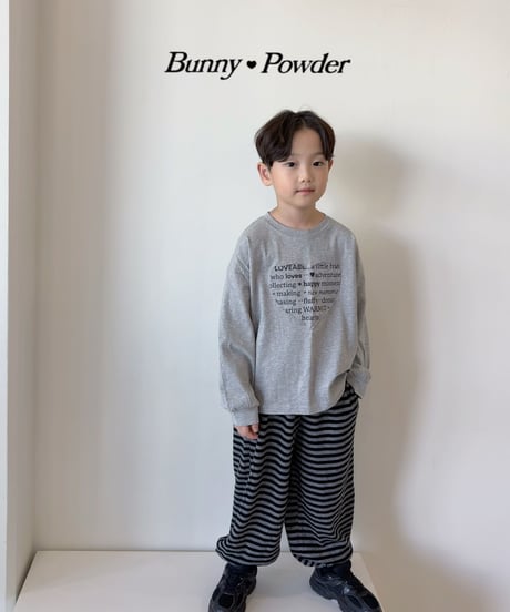 33[予約]bunny powder warm heart tee