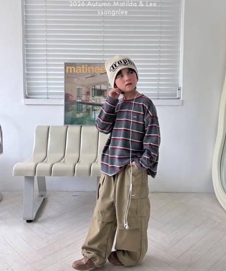 31[予約]matilda&lee happy border knit