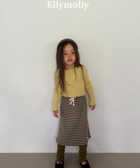128[予約]ELLYMOLLY Chestnut Warmer Socks