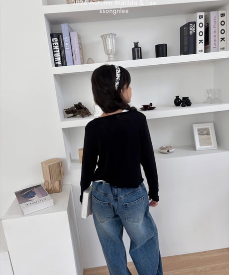 79[予約]matilda&lee button cardigan