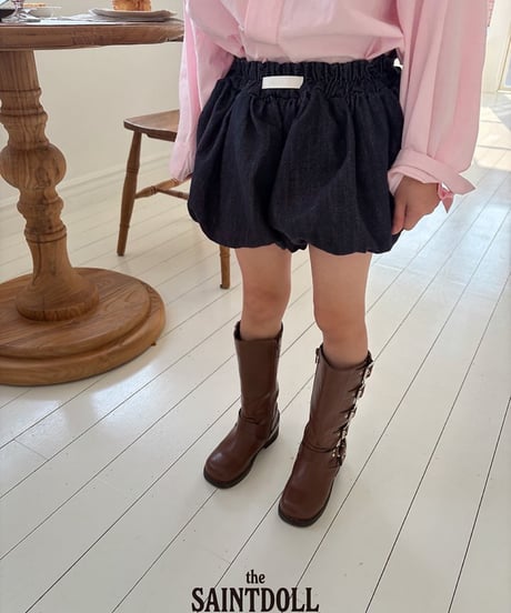 56[予約]saintdoll denim balloon shorts