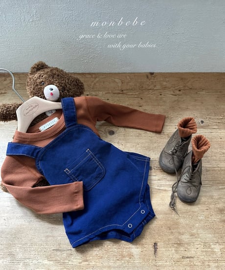 22[予約]monbebe royal corduroy baby suit
