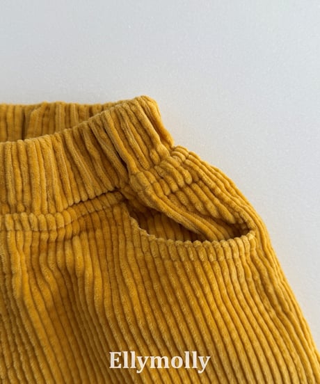 26[予約]ELLYMOLLY soda corduroy 5part pants