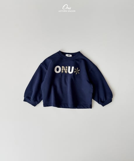 8[予約]onu embroidered patch tee