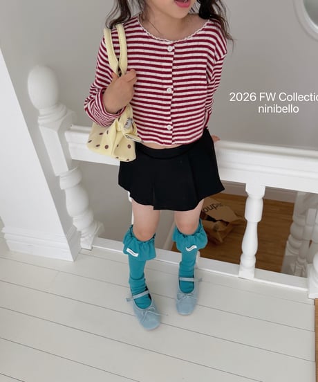 10[予約]ninibello tammy stripe cardigan