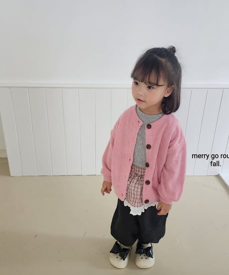 13[予約]merry go round fluffy cardigan