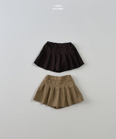 35[予約]LINDO pleated skirt pants