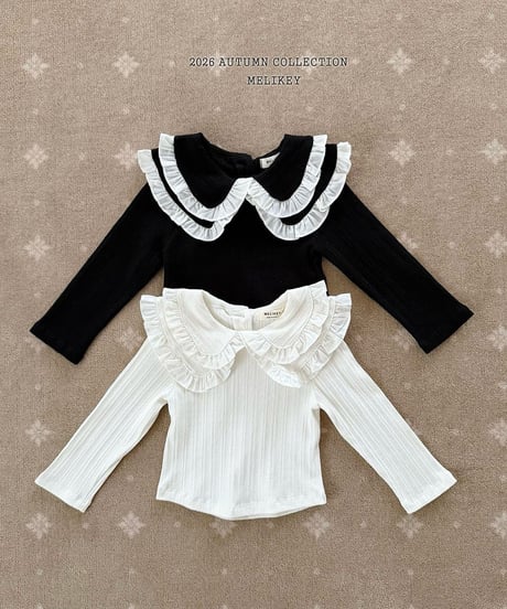 15[予約]melikey double collar t