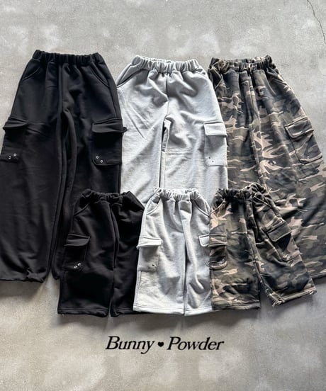 10[予約]bunny powder light cargo pants