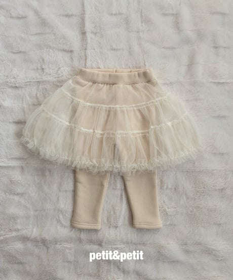 39[予約]petit&petit sha skirt leggings
