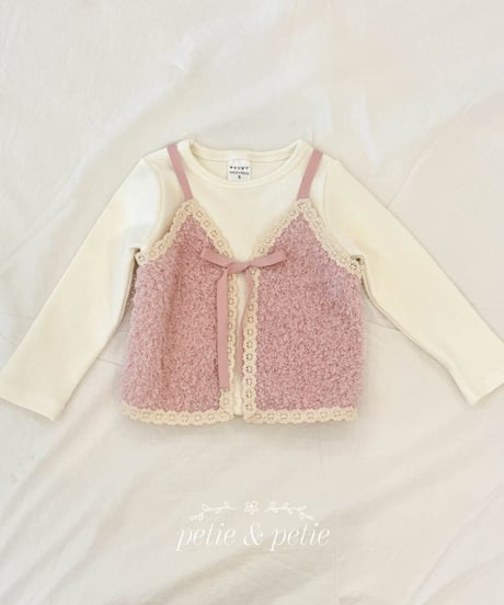 11[予約]petit&petit vanilla bustier t