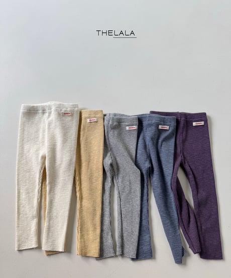 27[予約]thelala stretchy rib leggings