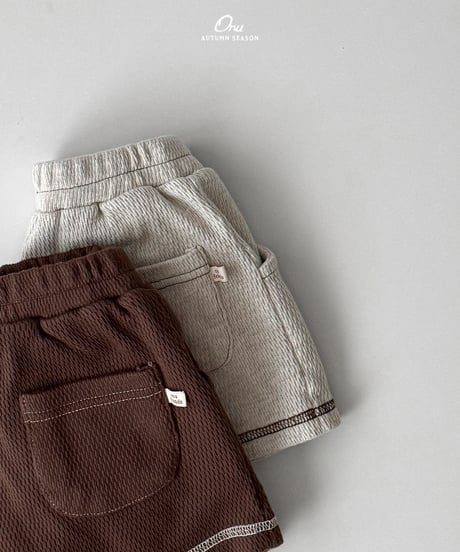 24[予約]onu cinnamon sand pants