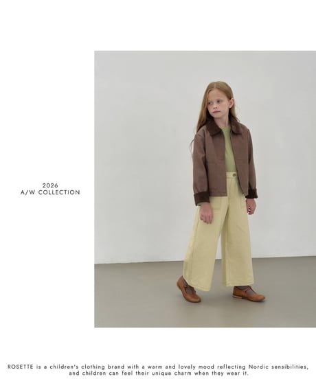 19[予約]ROSETTE page pants
