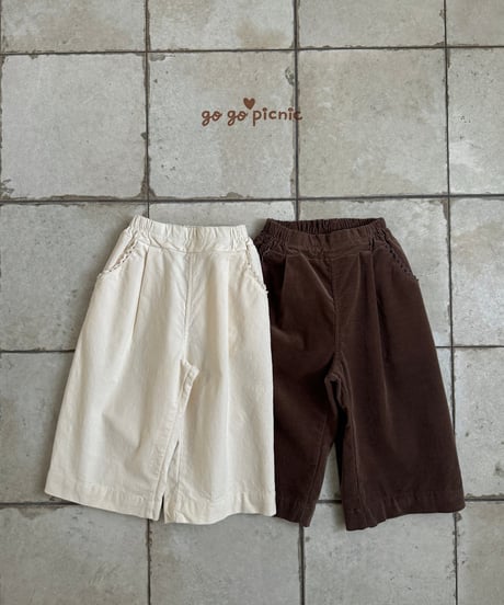 10[予約]go go picnic pony pants