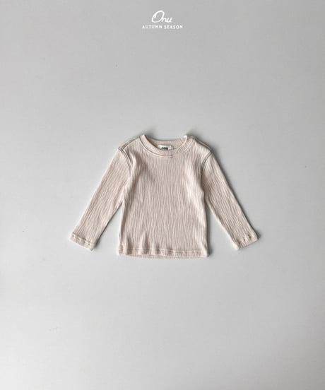 9[予約]onu rib span tee