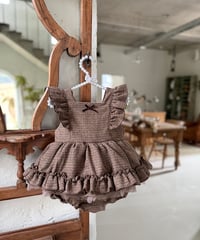 55[予約]marron aloha suit(6-18m)
