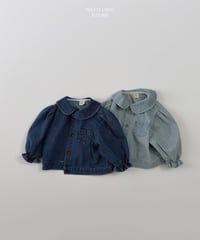 40[予約]LINDO round collar denim jacket