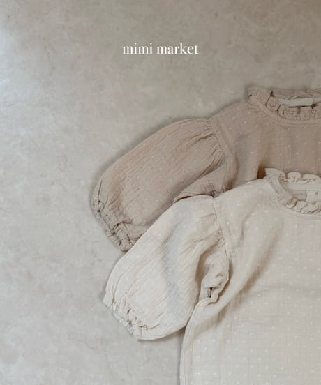 35[予約]mimi market neck frill blanc