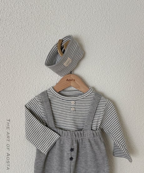 38[予約]Aosta star candy overalls