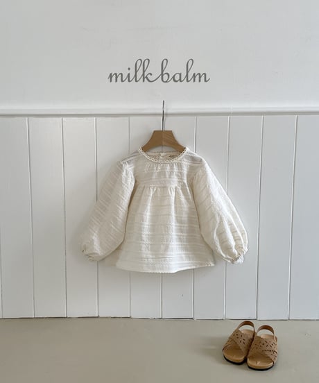 7[予約]milkbalm jude blouse