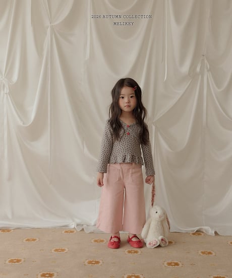 43[予約]melikey cotton wide pants