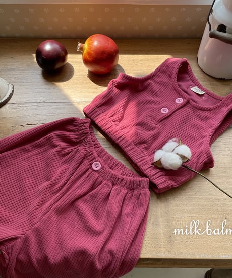 25[予約]milkbalm dewey vest