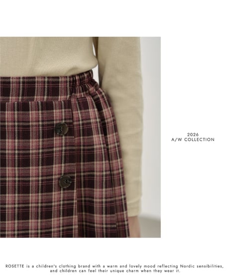25[予約]ROSETTE duel skirt