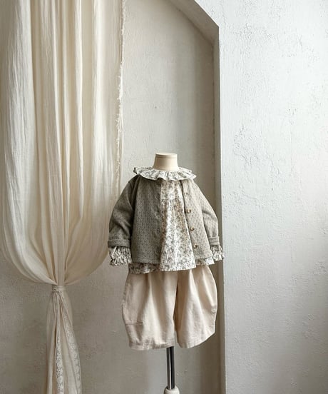 32[予約]monbebe argyle cardigan