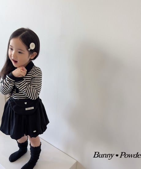 56[予約]bunny powder balloon skirt