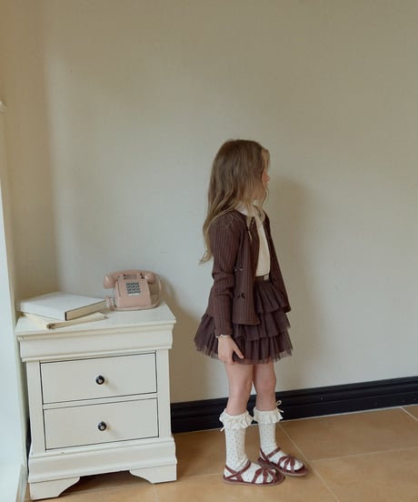 4[予約]berryberry autumn tiered skirt