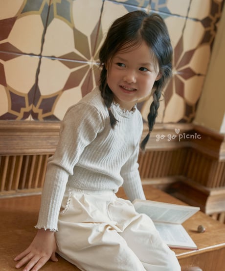6[予約]go go picnic sophie mock neck