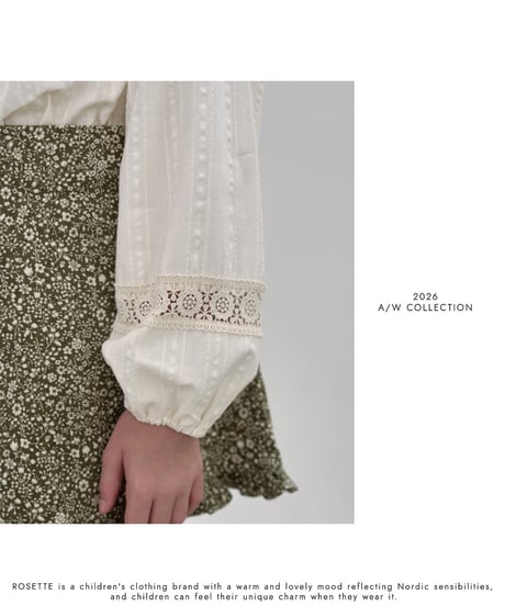 9[予約]ROSETTE evelyn blouse