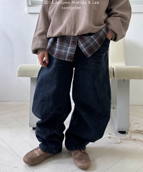 64[予約]matilda&lee side double stripe pants