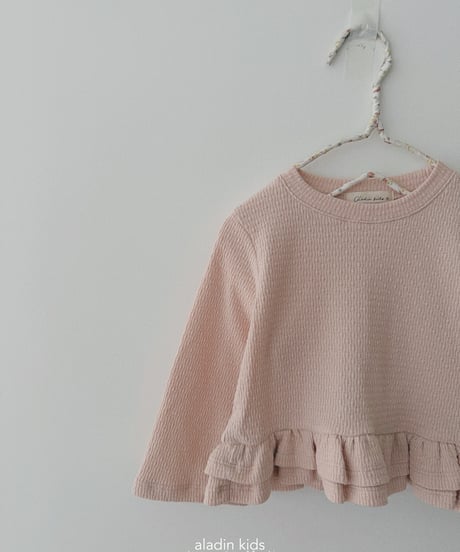 20[予約]aladin frill tiered tee